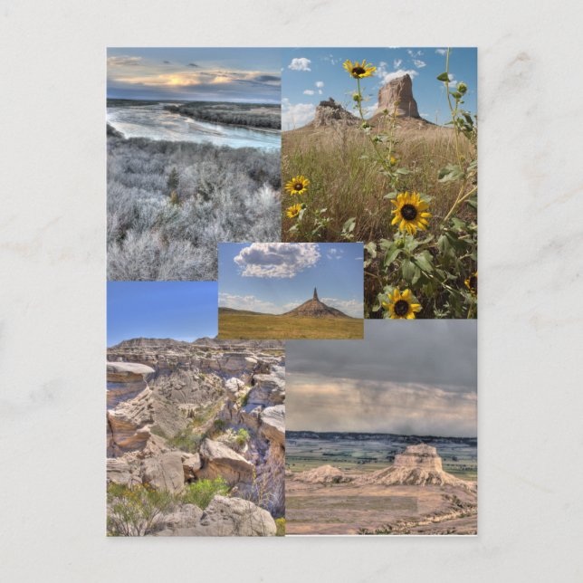 Nebraskas vykort - skönhet (Framsida)