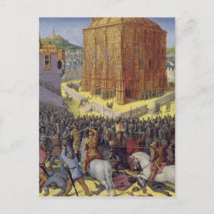 Nebuchadnezzars belägring av Jerusalem Vykort