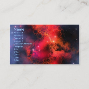 Nebula-Affärskortet Visitkort