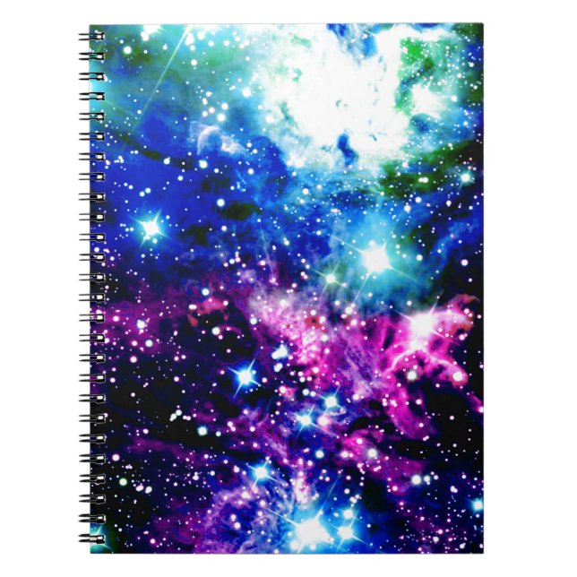 Nebula Anteckningsbok Med Spiral (Framsidan)