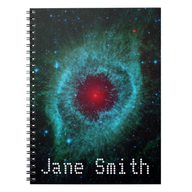 Nebula astronomy Science space geek Anteckningsbok (Framsidan)