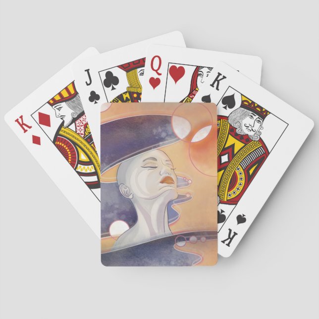 Nebula Attack och Galactic Pearl Necklace Casinokort (Baksidan)