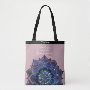 Nebula Bloom Mandala Tygkasse
