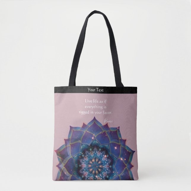 Nebula Bloom | Mandala Tygkasse (Framsida)