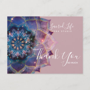 Nebula Bloom   Mandala Vykort