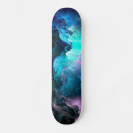 Nebula Clouds Mini Skateboard Bräda 18,5 Cm