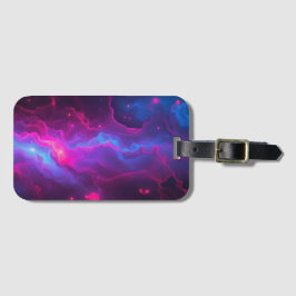 Nebula Design Cosmic Abstrakt Art Bagagebricka