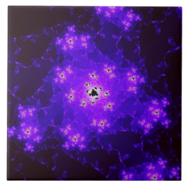 Nebula Fractal Ceramic Tile Kakelplatta