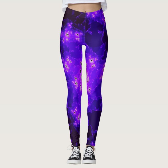 Nebula Fractal Leggings (Framsida)