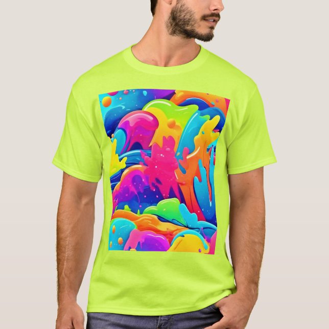 Nebula från Färg T Shirt (Framsida)