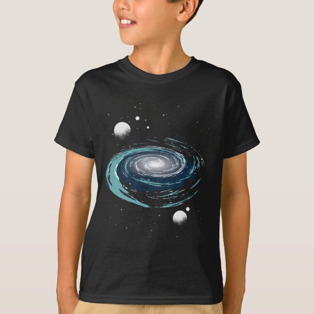 Nebula Galactic Art T Shirt (Framsida)