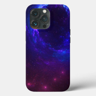 Nebula Gas Cloud Ring Blue och Lila Fodral-Mate iP