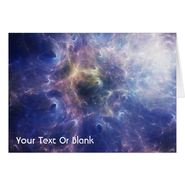 Nebula Hälsningskort (Framsidan Horizontal)