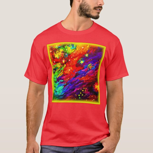 Nebula i vår universella målning. Köp nu T Shirt (Framsida)