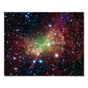 Nebula Infraröd rymd Fototryck
