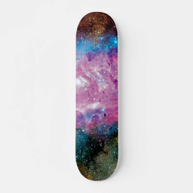 Nebula Interstellar Cloud Photo Mini Skateboard Bräda 18,7 Cm (Framsida)