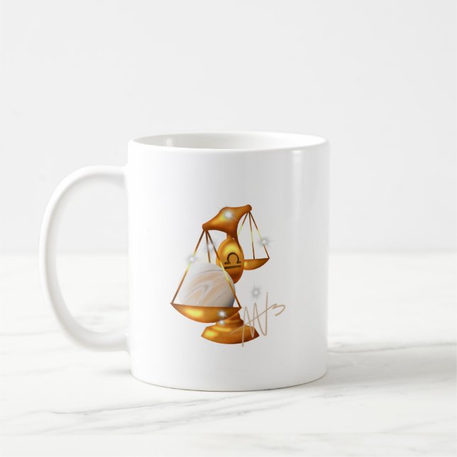 Nebula Libra Venus Zodiac Kaffemugg (Vänster)