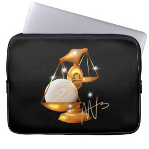 Nebula Libra Venus Zodiac Laptop Fodral