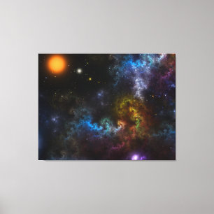 Nebula Menagerie Canvastryck