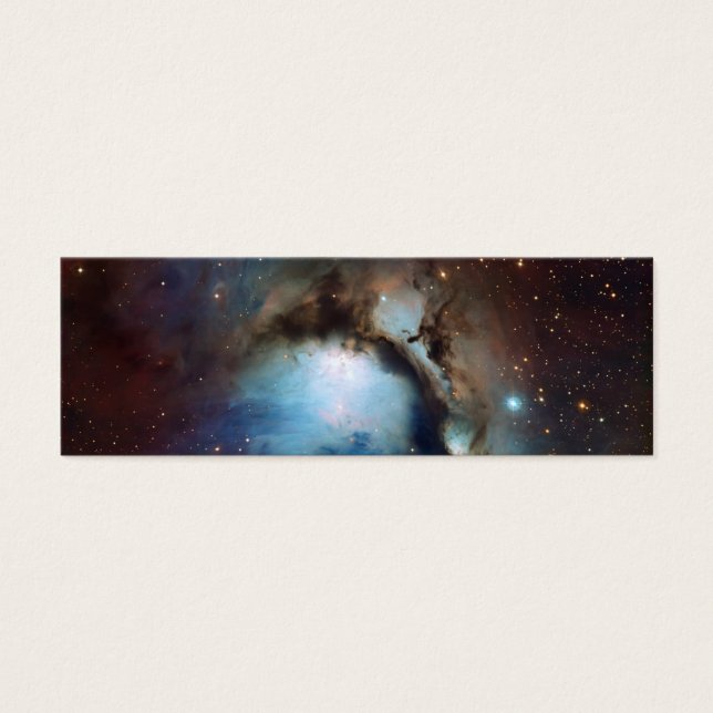 Nebula Messier 78 Space Astronomy Litet Visitkort (Framsidan)