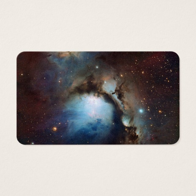 Nebula Messier 78 Space Astronomy Visitkort (Framsidan)