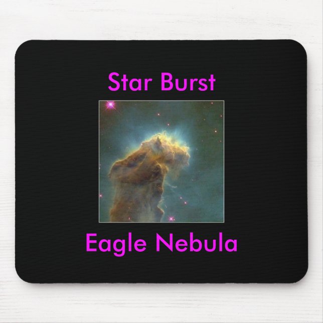 Nebula Mousepad för stjärnabristningsörn Musmatta (Framsidan)