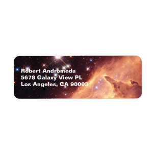 Nebula Nebula-kärnan i NGC 6357, ZGOA Returadress Etikett