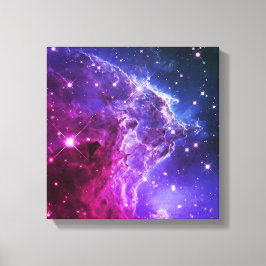 Nebula Nebula, Lila Ombre Monkey Head Nebula Canvastryck