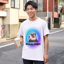 Nebula Neon Eagle T Shirt