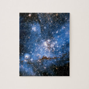 Nebula NGC 346 spädbarnsstjärnor - Hubble-rymdfoto Pussel
