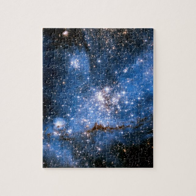 Nebula NGC 346 spädbarnsstjärnor - Hubble-rymdfoto Pussel (Vertikal)