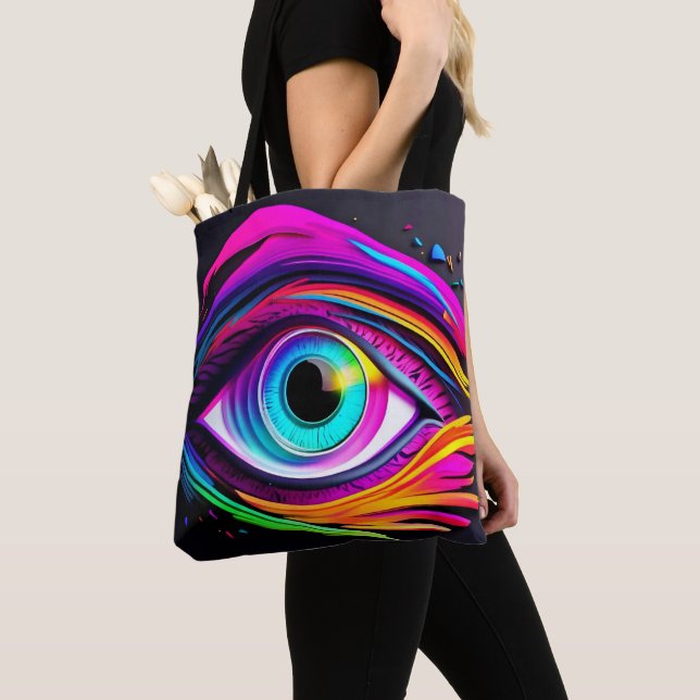 Nebula Öga Design Tygkasse (Närbild)