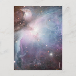 Nebula Orion Astronomy blue brunbeige himlar stjär Vykort