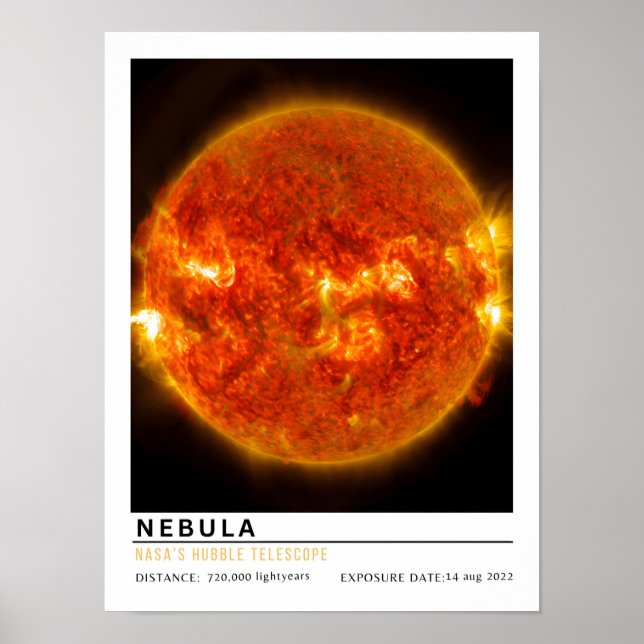Nebula Rymdutbildning Poster (Framsidan)