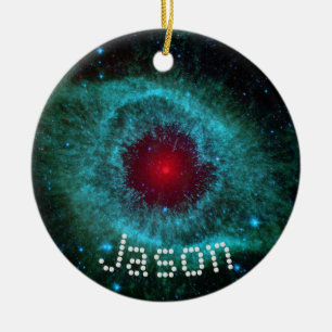 Nebula Science Space, jul namn Julgransprydnad Keramik