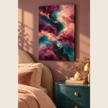 Nebula Silk Canvastryck