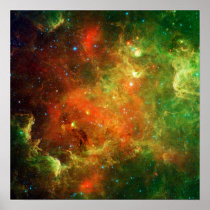 Nebula Space NASA i Nordamerika Poster