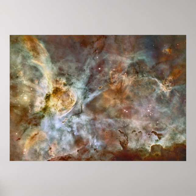 Nebula stars galaxy hipster geek coola naturutrymm poster (Framsidan)