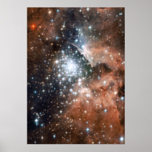 Nebula stars galaxy hipster geek coola naturutrymm poster