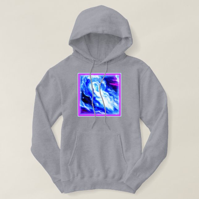 Nebula Stars vackra design. Köp nu Hoodie (Design framsida)
