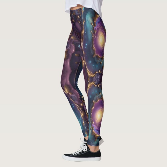Nebula Storm Leggings - Vackert (Vänster)