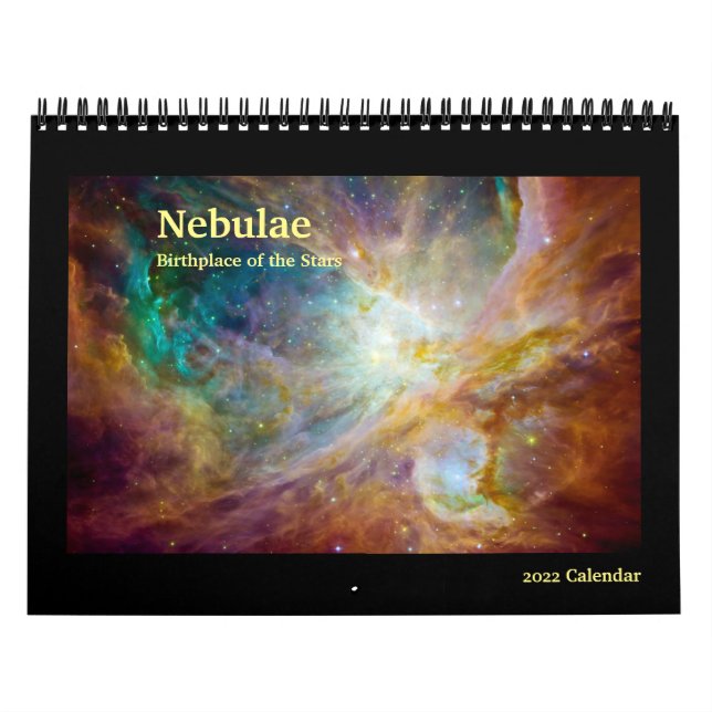 Nebulae 2022 Space Bilder Kalender (Omslag)