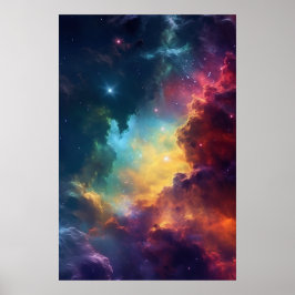 Nebulae Overture: Planettekonst Poster