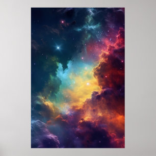 Nebulae Overture: Planettekonst Poster