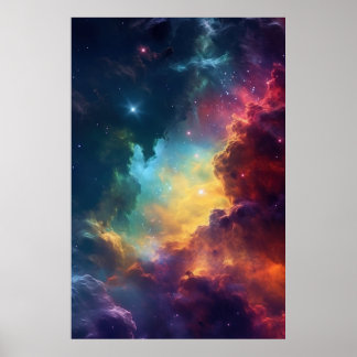 Nebulae Overture: Planettekonst Poster