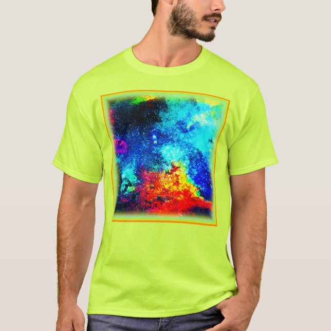 Nebulae's Rainbow of Färg. Köp nu T Shirt (Framsida)