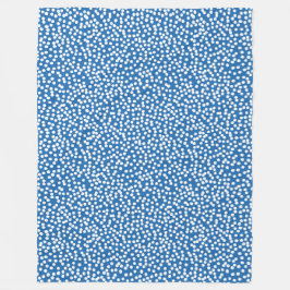 Nebulas Blue med vit Snö-dörrar Flebit Blanket Fleecefilt