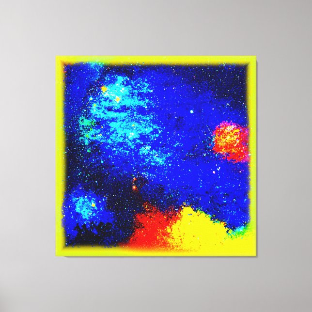 Nebulas och Galaxies skönhet. Köp nu Canvastryck (Framsida)