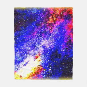 Nebulas och Galaxies skönhet. Köp nu Fleecefilt
