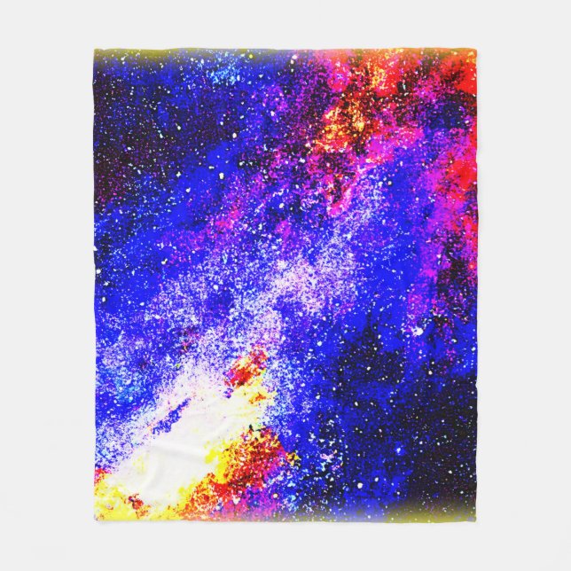 Nebulas och Galaxies skönhet. Köp nu Fleecefilt (Framsidan)